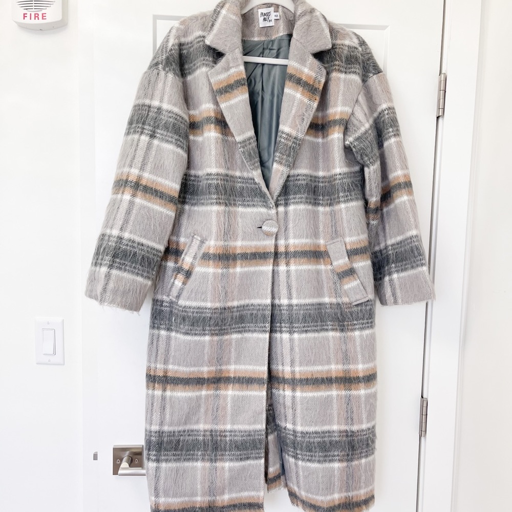 Plaid coat